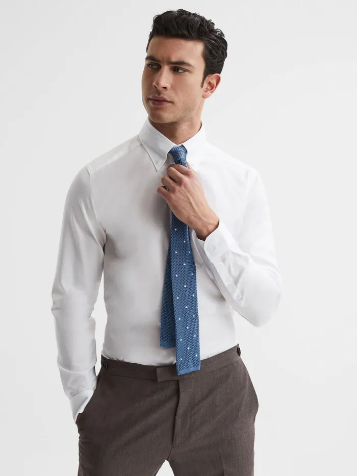 Reiss Shirts Redknapp Slim Fit ButtonDown Shirt White 8211 Men