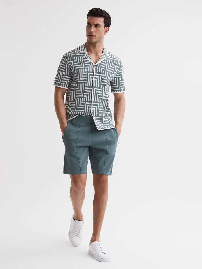 Reiss Shorts Latin Elasticated Shorts Airforce Blue 8211 Men