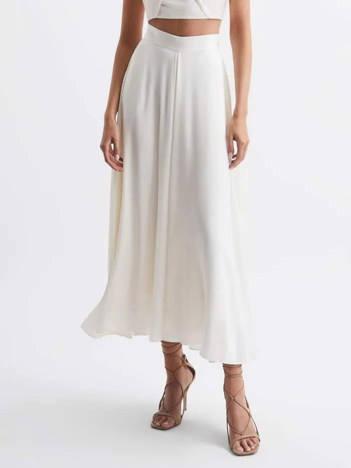 Reiss Skirts Ruby Occasion Maxi Skirt Ivory 8211 Women