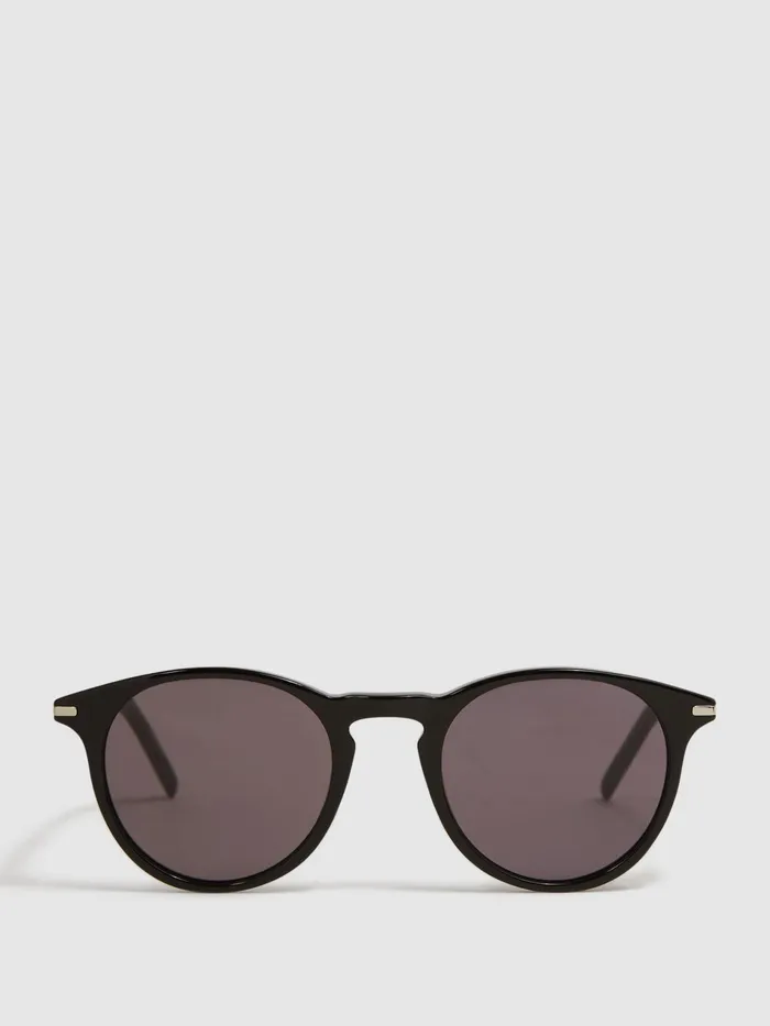 Reiss Sunglasses Caylen Paige Round Acetate Frame Sunglasses Black 8211 Men