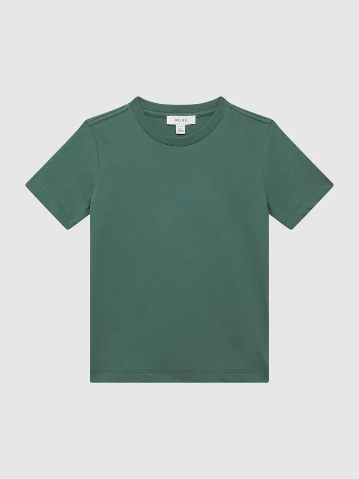 Reiss TShirts Bless Crew Neck TShirt Pine Green 8211 Children