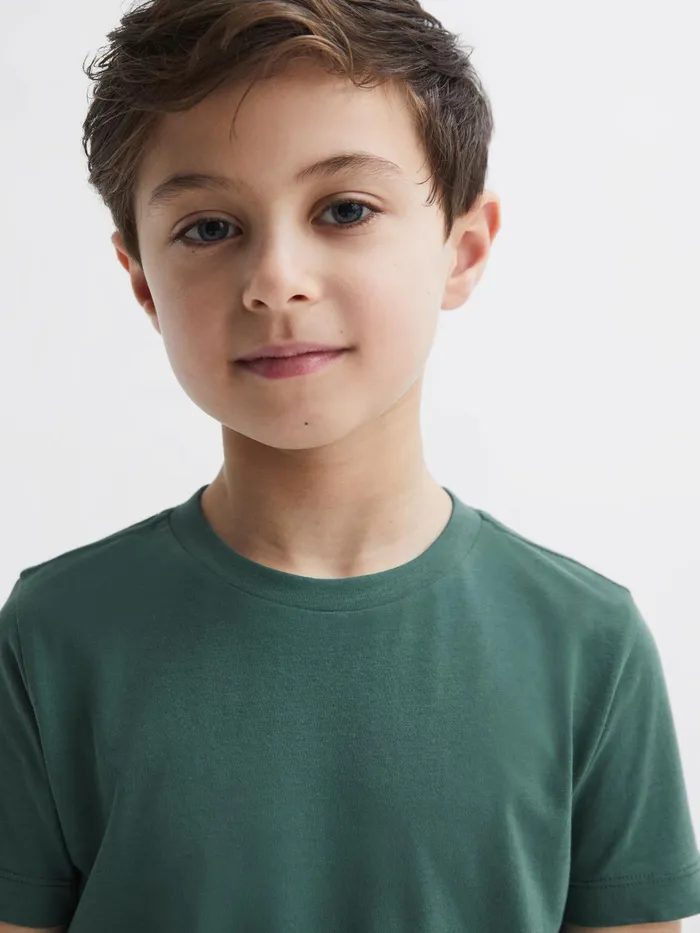 Reiss TShirts Bless Crew Neck TShirt Pine Green 8211 Children