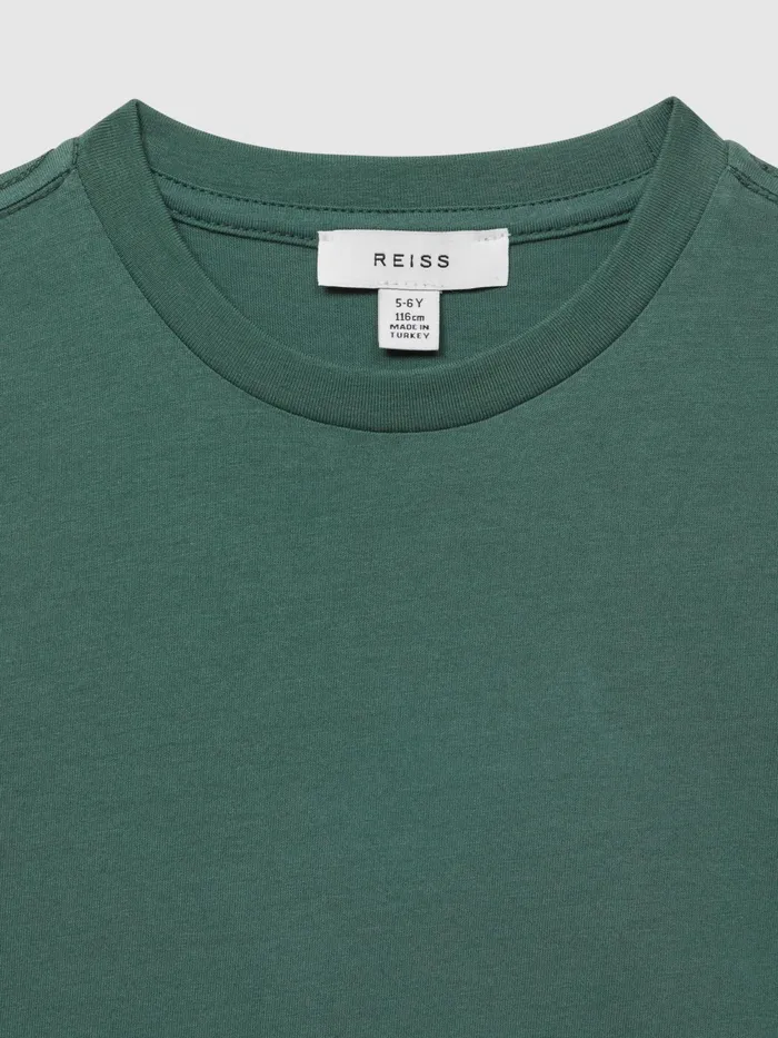 Reiss TShirts Bless Crew Neck TShirt Pine Green 8211 Children