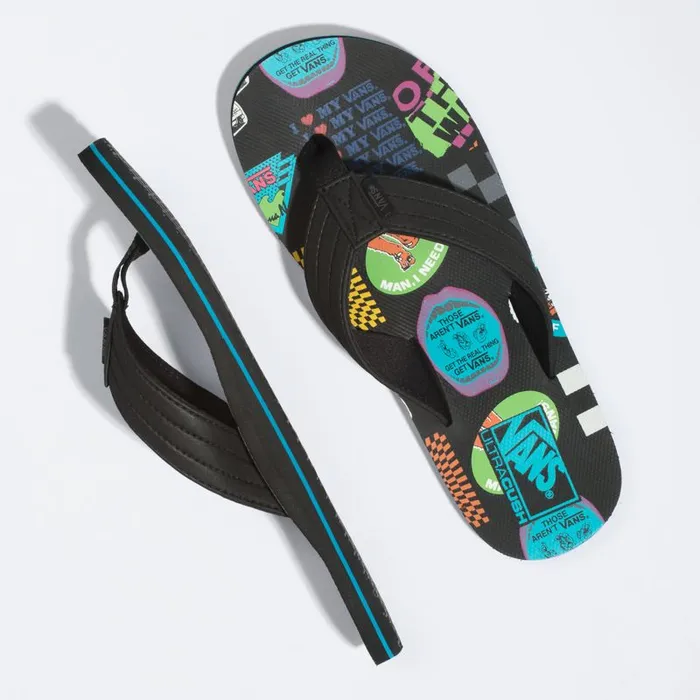 Sandals Men Vans V66 T Street Print Blackmulti