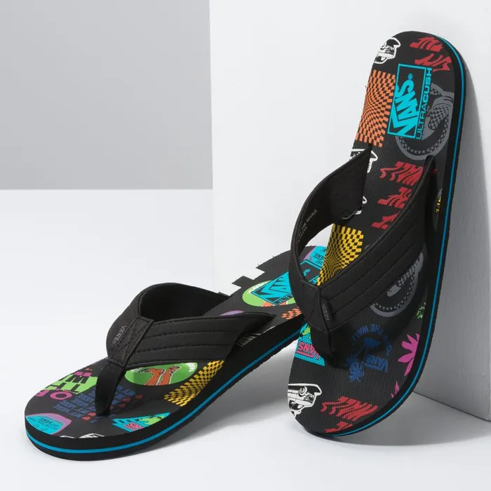 Sandals Men Vans V66 T Street Print Blackmulti