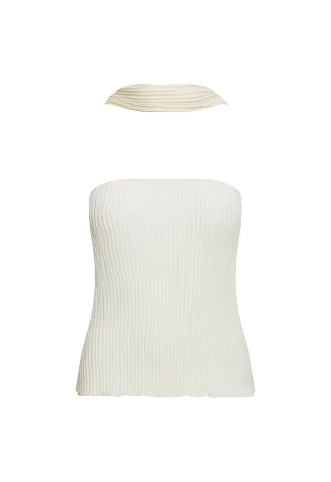 Sets and Coords Women Lioness Fashion FORD STRAPLESS TOP Ivory Sets and Coords Women Lioness Fashion FORD STRAPLESS TOP Ivory