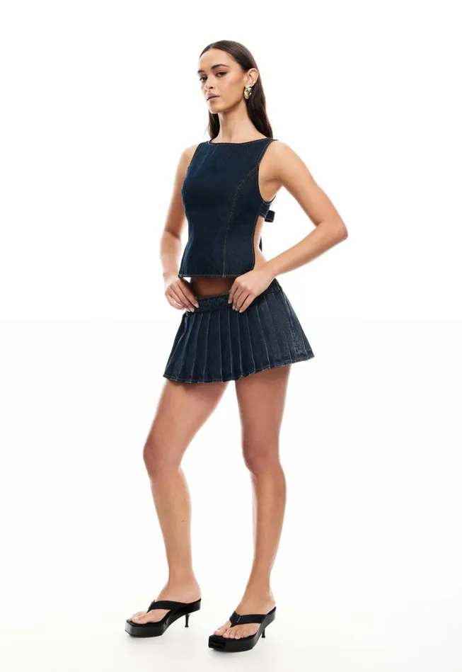 Sets and Coords Women Lioness Fashion RIDER MINI SKORT Indigo Sets and Coords Women Lioness Fashion RIDER MINI SKORT Indigo