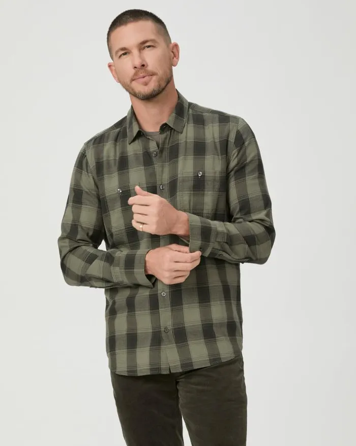 Shirts Men PAIGE Everett Shirt 8211 Sage Glen
