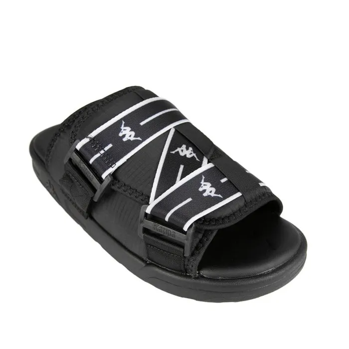 Shop Kappa Footwear Authentic Jpn Mitel 2 Sandals Black White
