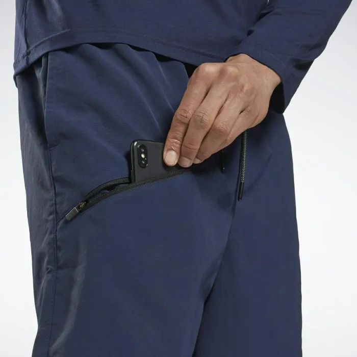 Shorts Mens Reebok Road Trip Woven Shorts Vector Navy
