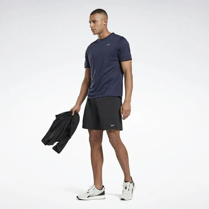Shorts Mens Reebok Running Essentials 7Inch Woven Shorts Black