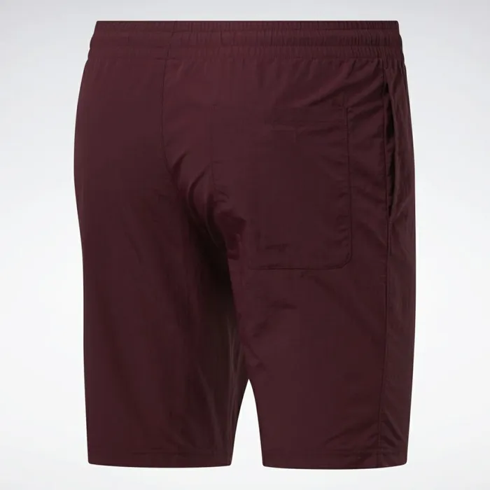 Shorts Mens Reebok Training Essentials Utility Shorts Maroon