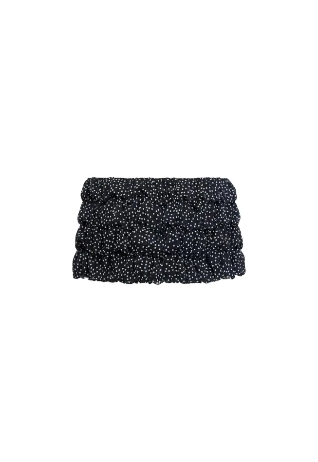 Shorts Women Lioness Fashion BEBE MINI SKORT Onyx Polka Shorts Women Lioness Fashion BEBE MINI SKORT Onyx Polka