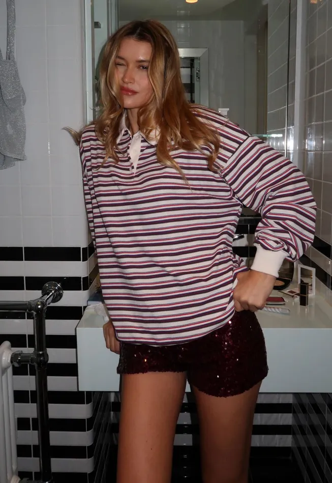 Shorts Women Lioness Fashion NIGHT RIDER MINI SHORT Burgundy Shorts Women Lioness Fashion NIGHT RIDER MINI SHORT Burgundy