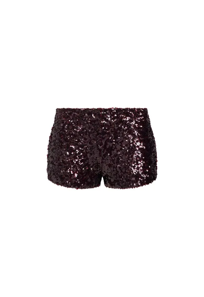 Shorts Women Lioness Fashion NIGHT RIDER MINI SHORT Burgundy Shorts Women Lioness Fashion NIGHT RIDER MINI SHORT Burgundy