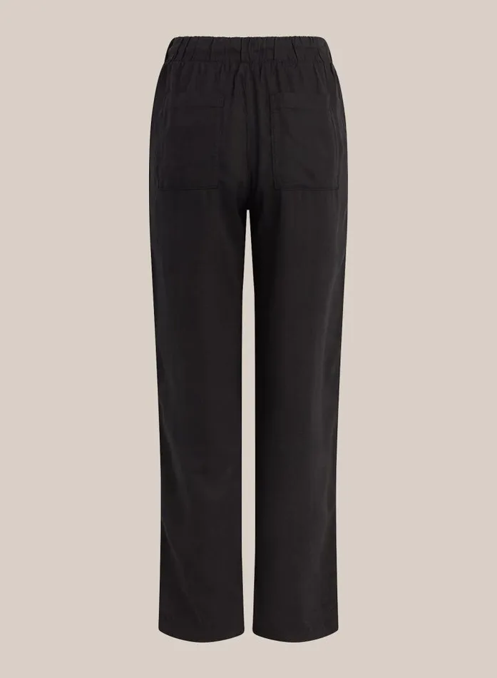 Side Ladder Trim Pocket Trouser 8211 Black Women Bella Dahl Pants Side Ladder Trim Pocket Trouser 8211 Black Women Bella Dahl Pants