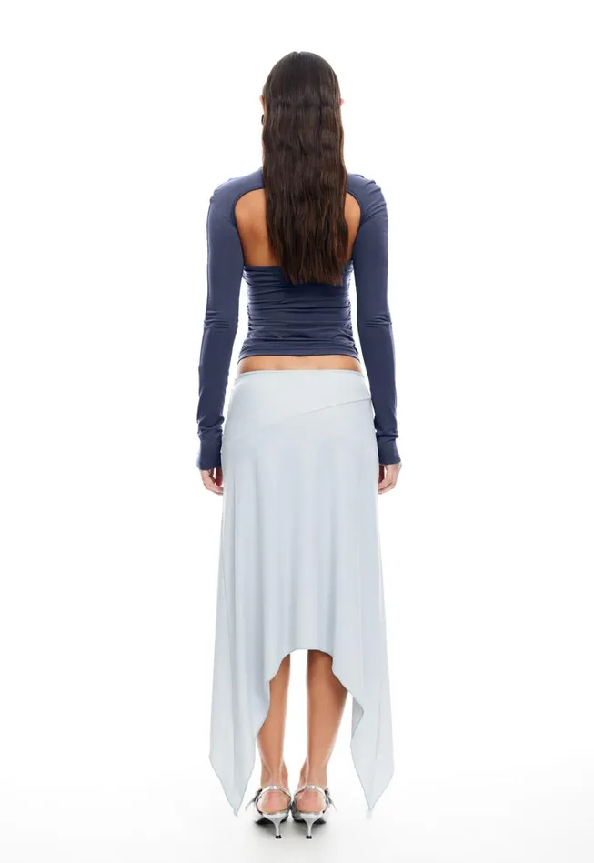 Skirts Women Lioness Fashion CHERIE MIDI SKIRT Smoke