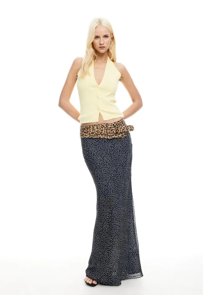 Skirts Women Lioness Fashion ENDLESS MAXI SKIRT Onyx Polka Skirts Women Lioness Fashion ENDLESS MAXI SKIRT Onyx Polka