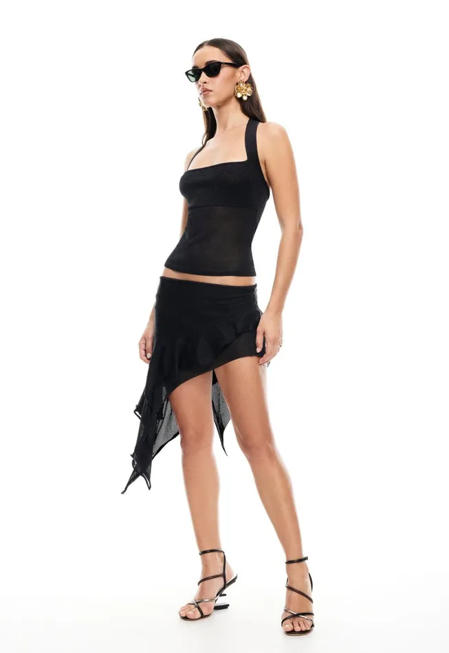 Skirts Women Lioness Fashion PALISADES MINI SKIRT Onyx