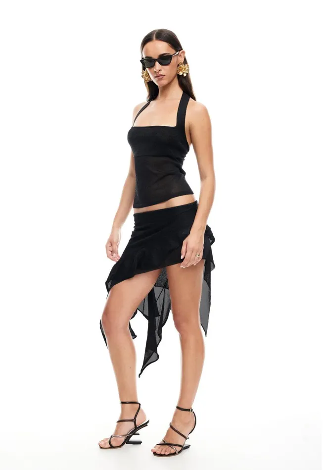 Skirts Women Lioness Fashion PALISADES MINI SKIRT Onyx