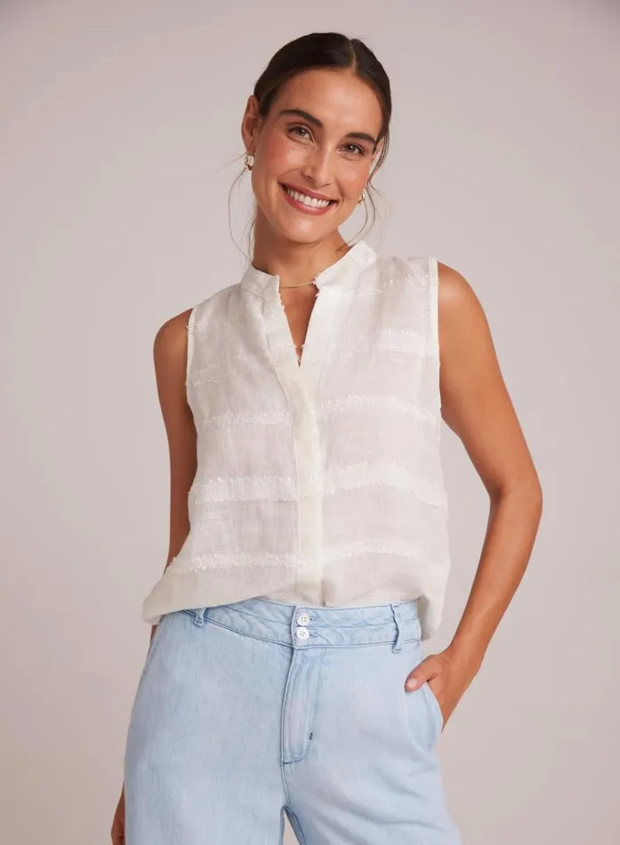 Sleeveless Hidden Placket Button Down 8211 White Women Bella Dahl Button Down Sleeveless Hidden Placket Button Down 8211 White Women Bella Dahl Button Down