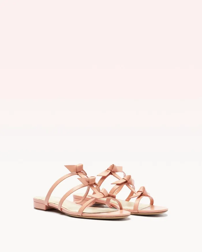 Slim Lolita Slide Rose Pink Women Alexandre Birman Flats