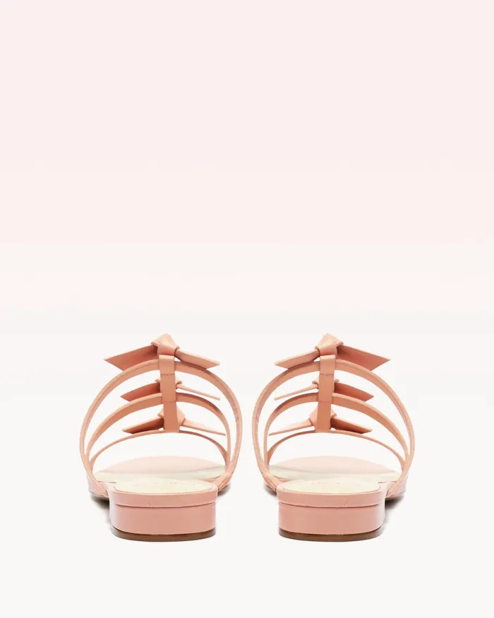 Slim Lolita Slide Rose Pink Women Alexandre Birman Flats