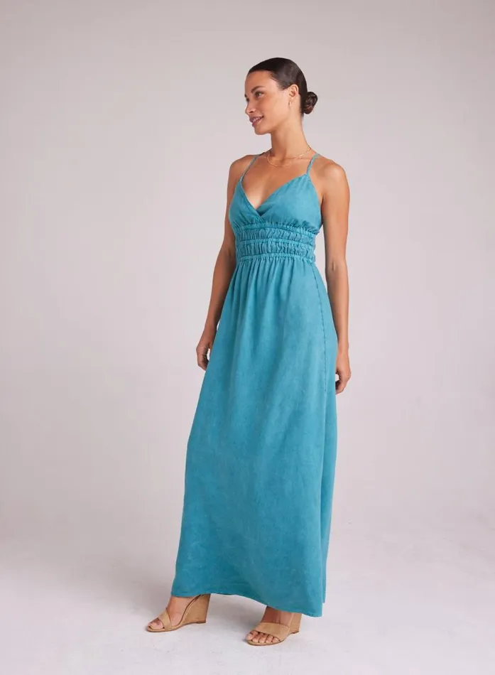 Smocked Cami Maxi Dress 8211 Deep Azure Women Bella Dahl Maxi Dresses