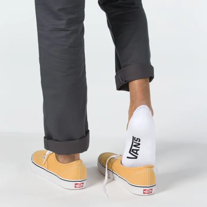 Socks Men Vans Classic Super No Show Socks 3 Pack White