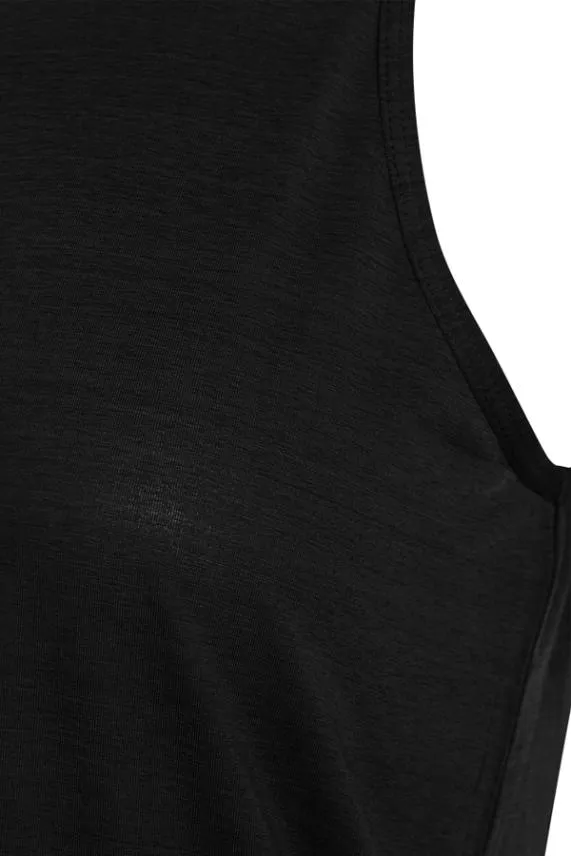 Sosandar Black Open Back Detail Activewear Top Black Women Activewear