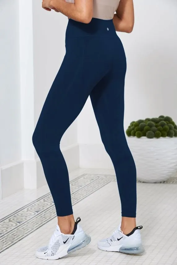 Sosandar Sofia Dark Sapphire Seamless High Waisted Shaper Leggings Women Activewear
