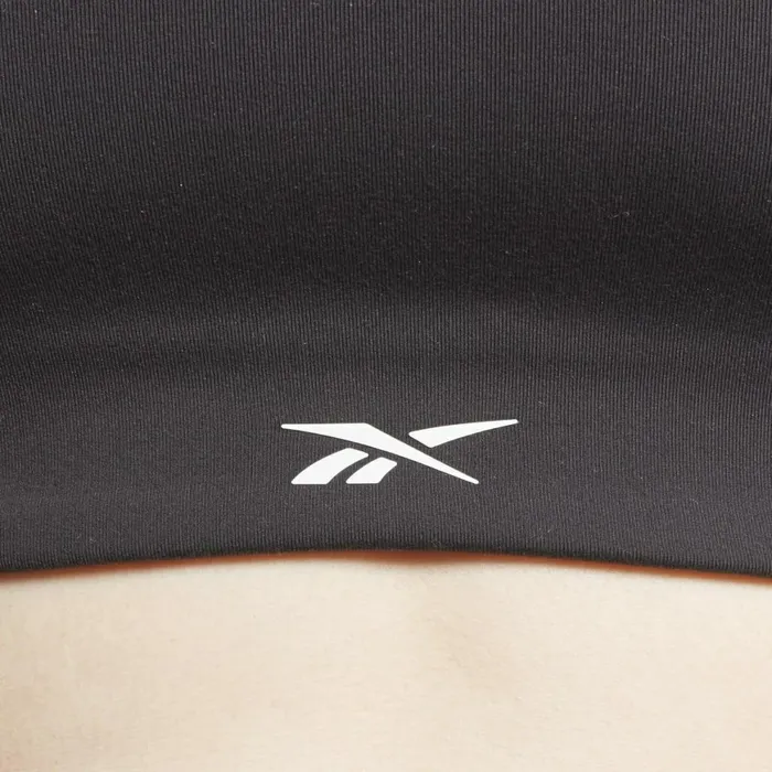 Sports Bras Womens Reebok Lux Racer Padded Colorblock Sports Bra Plus Size Black Stucco