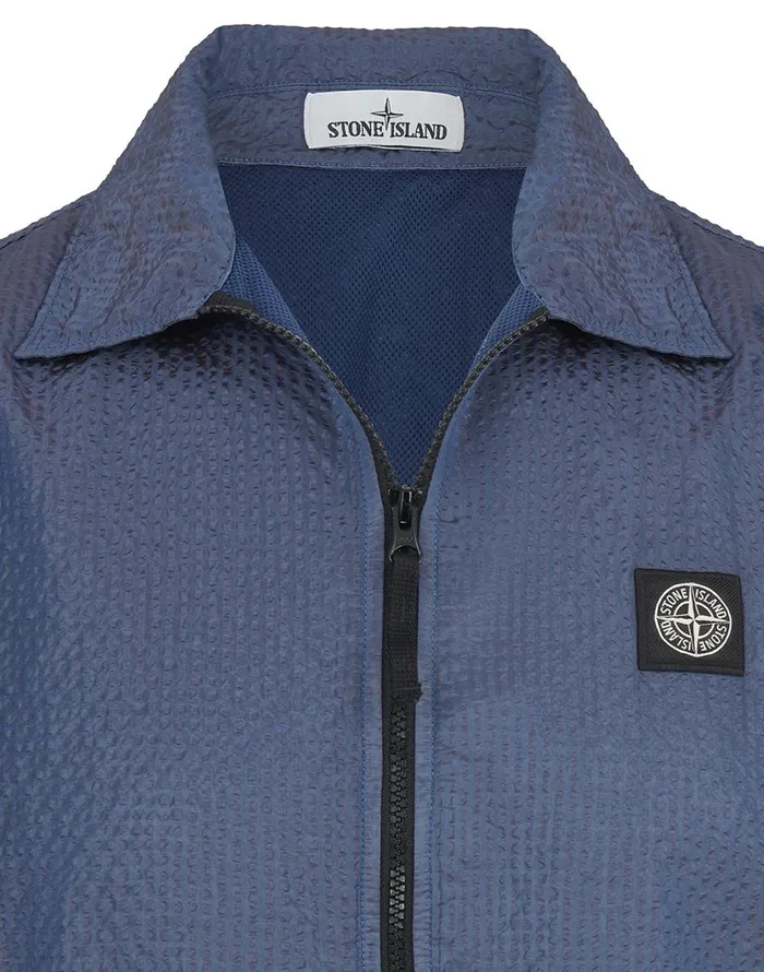 Stone Island Overshirts 11534 PolyColour FrameTc Overshirt In Periwinkle 8211 Mens