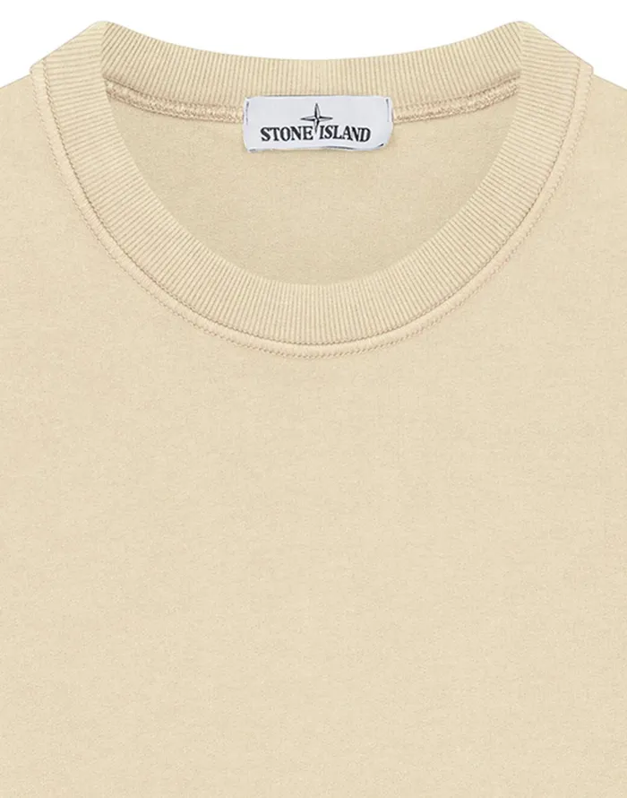 Stone Island Sweatshirts 63020 Sweatshirt In Butter 8211 Mens