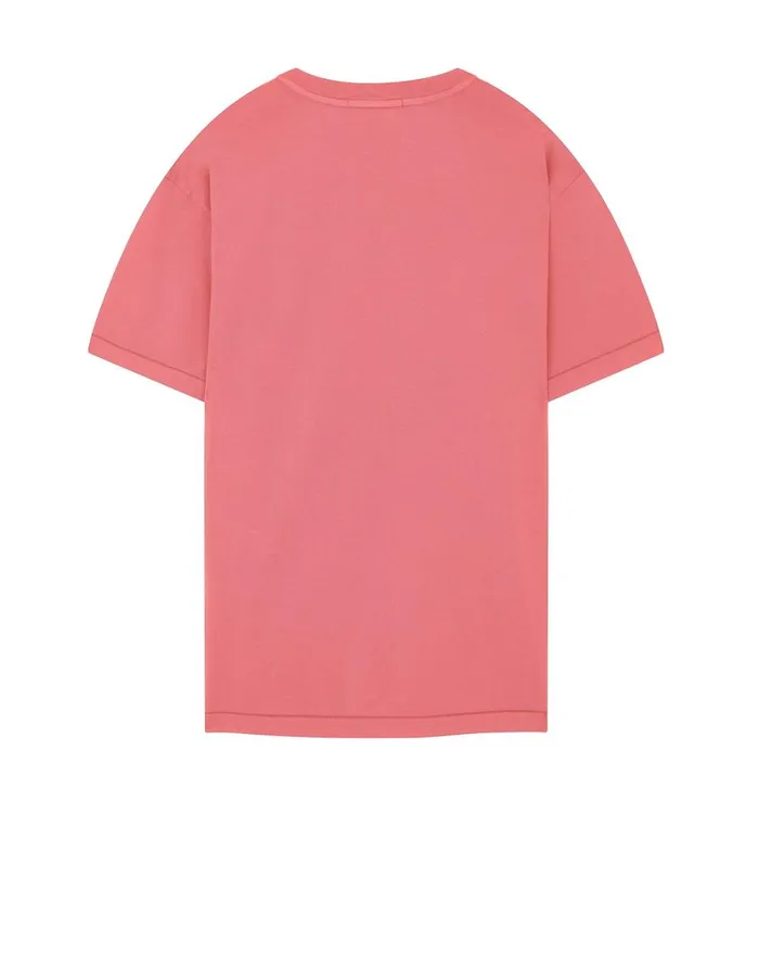 Stone Island TShirts 24113 Short Sleeve TShirt In Pink 8211 Mens