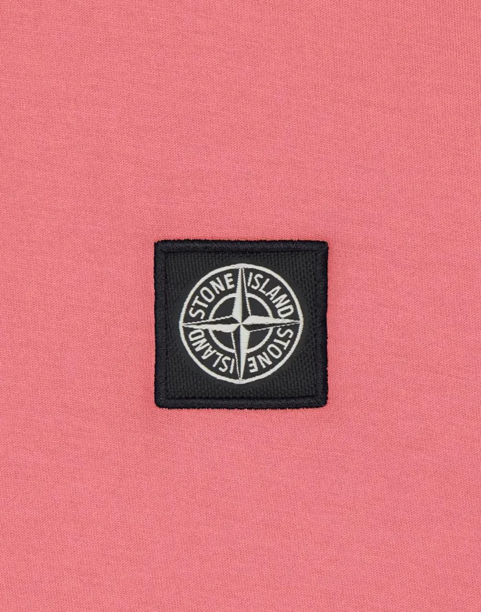 Stone Island TShirts 24113 Short Sleeve TShirt In Pink 8211 Mens