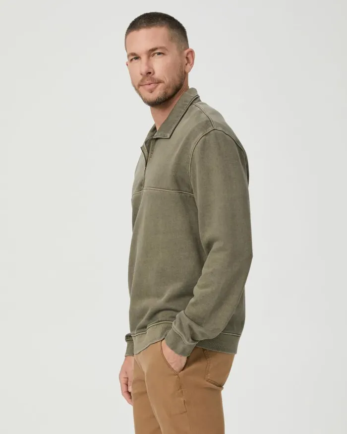 Sweaters and Sweatshirts Men PAIGE Davion Quarter Zip Pullover 8211 Vintage White Sage Sweaters and Sweatshirts Men PAIGE Davion Quarter Zip Pullover 8211 Vintage White Sage