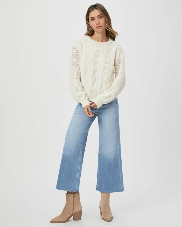 Sweaters and Sweatshirts Women PAIGE Osanne Sweater 8211 Ivory Sweaters and Sweatshirts Women PAIGE Osanne Sweater 8211 Ivory