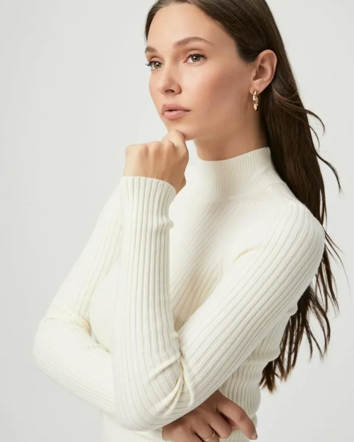 Sweaters and Sweatshirts Women PAIGE Raisa Top 8211 Ivory Sweaters and Sweatshirts Women PAIGE Raisa Top 8211 Ivory
