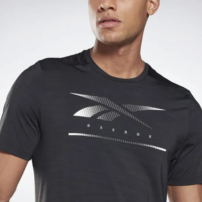 TShirts and Graphic Tees Mens Reebok Activchill Move TShirt Black