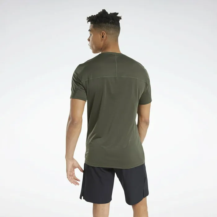 TShirts and Graphic Tees Mens Reebok ACTIVCHILL Move Tee Poplar Green