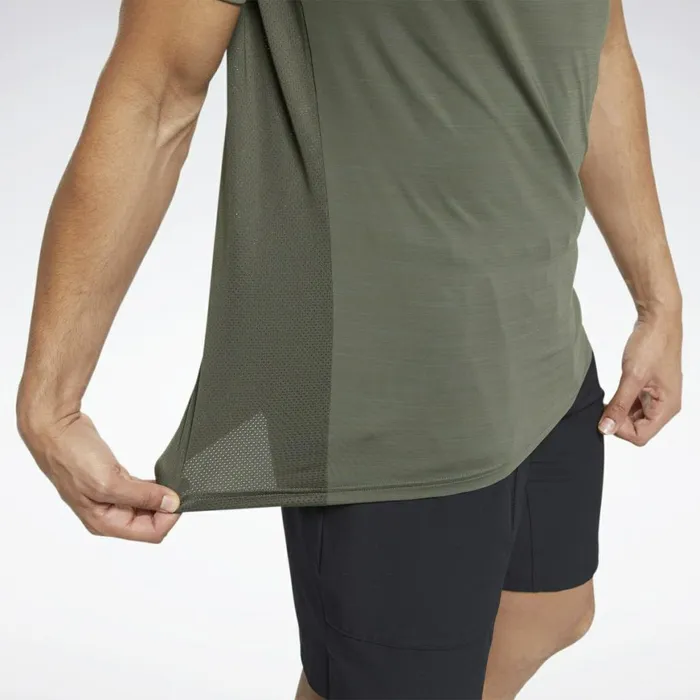 TShirts and Graphic Tees Mens Reebok ACTIVCHILL Move Tee Poplar Green