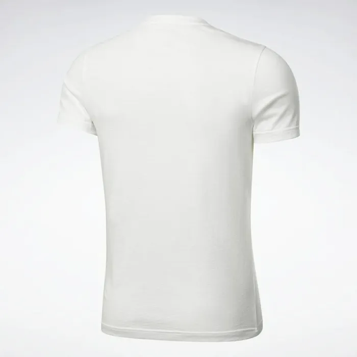 TShirts and Graphic Tees Mens Reebok Graphic Series Stacked Tee White Vector Navy
