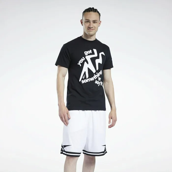 TShirts and Graphic Tees Mens Reebok Something To Say Stripes Tee Multi