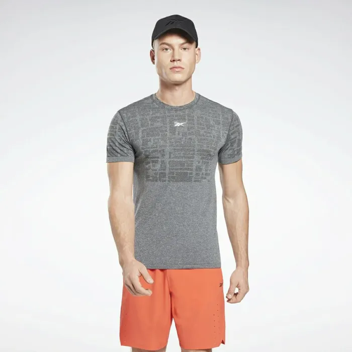 TShirts and Graphic Tees Mens Reebok United By Fitness MyoKnit Seamless TShirt Grey TShirts and Graphic Tees Mens Reebok United By Fitness MyoKnit Seamless TShirt Grey