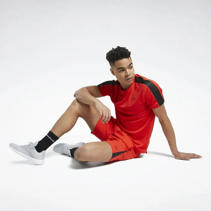 TShirts and Graphic Tees Mens Reebok Workout Ready Tech Tee Instinct Red