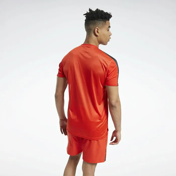 TShirts and Graphic Tees Mens Reebok Workout Ready Tech Tee Instinct Red
