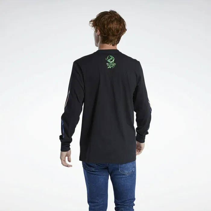 TShirts and Graphic Tees MensWomens Reebok Ghostbusters Long Sleeve Tee Black