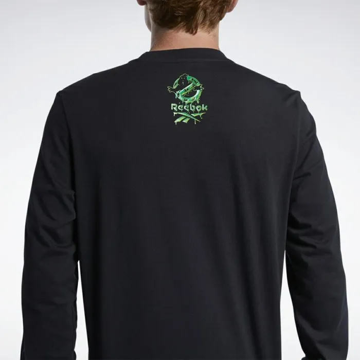 TShirts and Graphic Tees MensWomens Reebok Ghostbusters Long Sleeve Tee Black