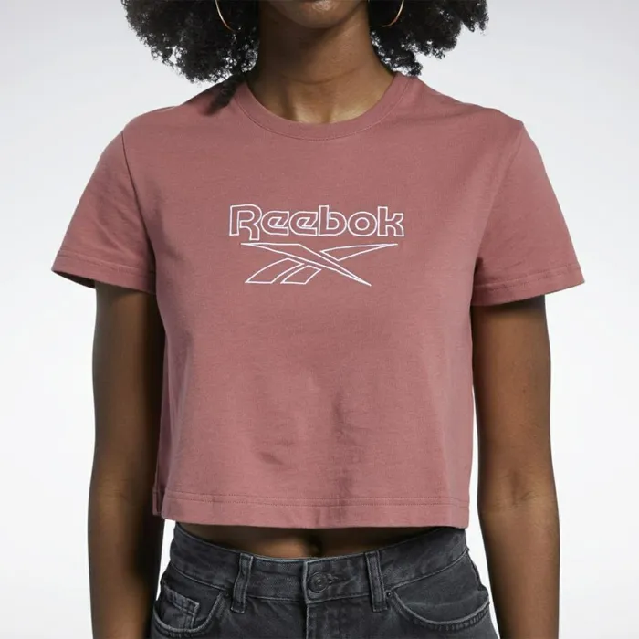 TShirts and Graphic Tees Womens Reebok Classics Foundation Big Logo TShirt Mysterious Rose